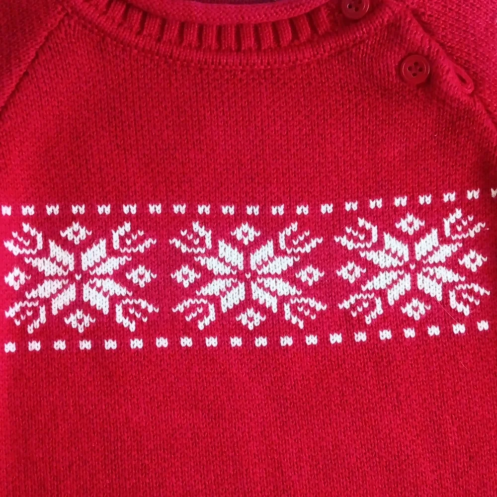 Hanna Andersson red holiday sweater
